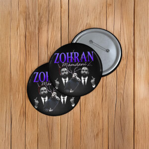 NYC Progressive Campaign Badge 2025-Zohran Mamdani Pin Button