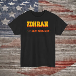 NYC Unisex Jersey Graphic Tee, Lightweight Short Sleeve Top, Zohran for New York City T-Shirt
