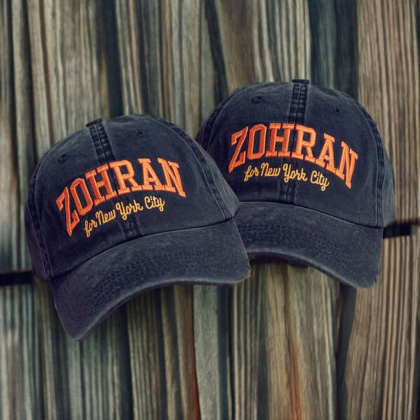 NYC’s First Muslim Mayor Progressive Cap, Vote Zohran Hat