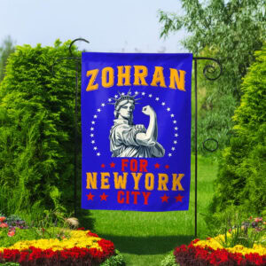 NYC’s First Muslim Mayor-Zohran for New York City Mayor 2025 Garden Flag