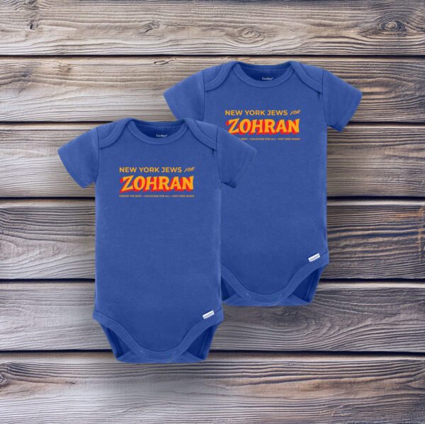 New York Jews for Zohran Onesies Shirt