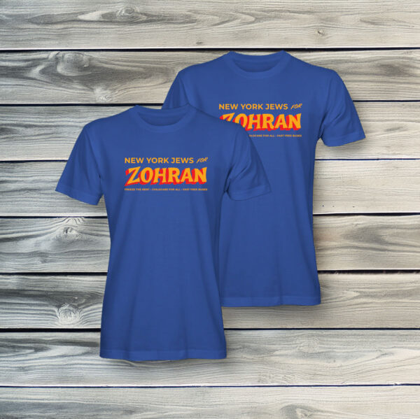 New York Jews for Zohran Shirt – Progressive Campaign Tee