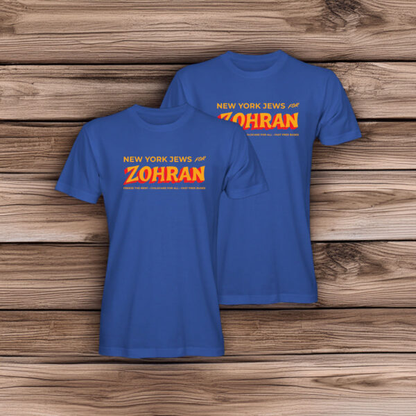 New York Jews for Zohran Shirt – Progressive Campaign Tee