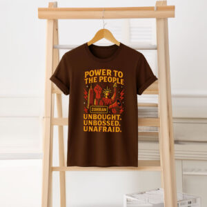 Power, Pride, and Politics: The “Zohran – Unbought. Unbossed. Unafraid.” T-Shirt