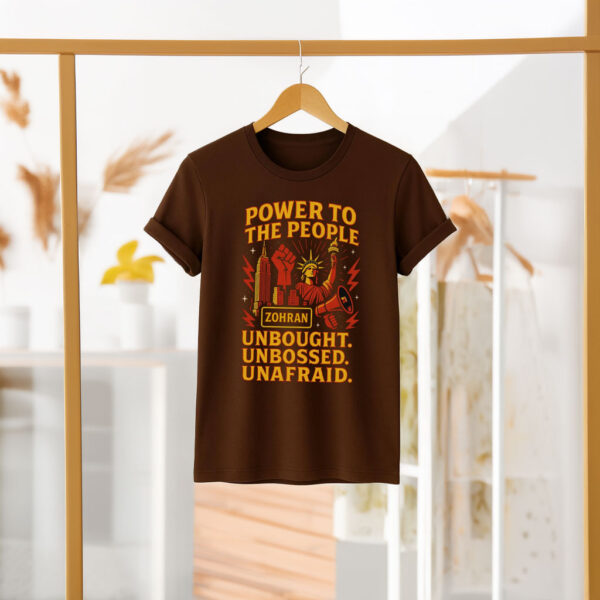 Power, Pride, and Politics: The “Zohran – Unbought. Unbossed. Unafraid.” T-Shirt