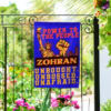 Power to the People NYC Sign, Zohran for Mayor Garden Flag