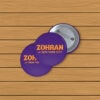 Rank Zohran First, Vote Blue, Zohran Mamdani for New York City Mayor Button