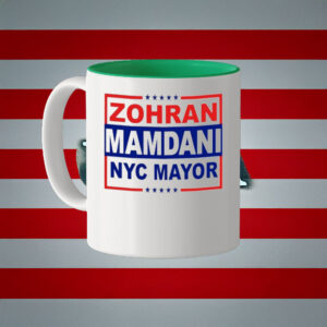 Red White & Blue Election Cup-Zohran Mamdani NYC Mayor 2025 Mug