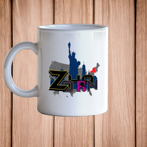 Represent New York City Coffee Cup, Zohran For NYC Mug
