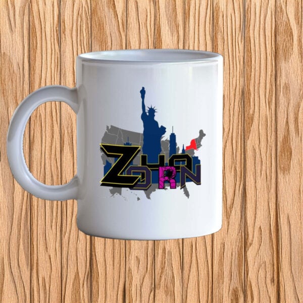 Represent New York City Coffee Cup, Zohran For NYC Mug