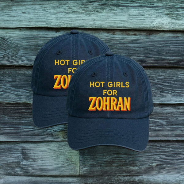 Vote Zohran Cap, Embroidered Hot Girls For Zohran Hat