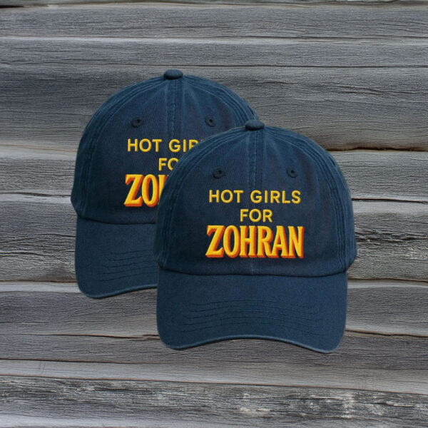 Vote Zohran Cap, Embroidered Hot Girls For Zohran Hat