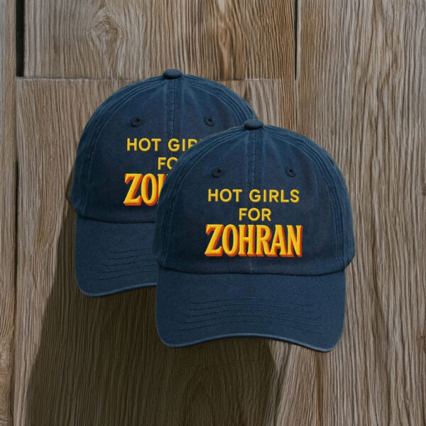 Vote Zohran Cap, Embroidered Hot Girls For Zohran Hat