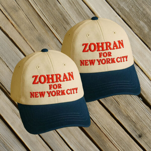 Vote Zohran Cap-Embroidered Zohran For New York City Hat