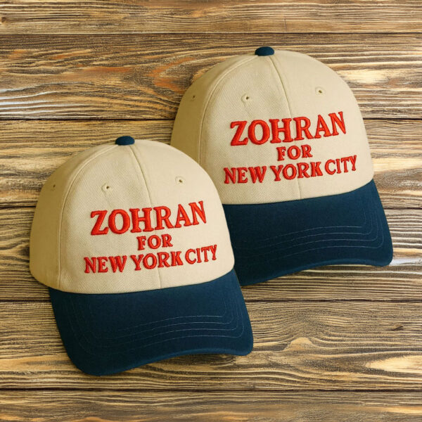 Vote Zohran Cap-Embroidered Zohran For New York City Hat
