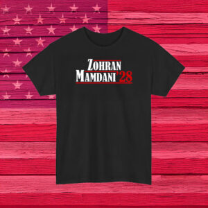 Vote Zohran, First Muslim President Tee, Mamdani for President 2028 T-Shirt