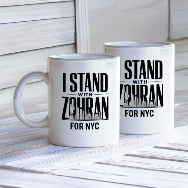 Vote Zohran Mamdani 2025- I Stand with Zohran for NYC Mug
