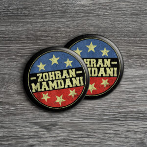 Vote Zohran NYC 2025 Election Badge-Zohran Mamdani Pin Button