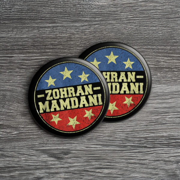 Vote Zohran NYC 2025 Election Badge-Zohran Mamdani Pin Button