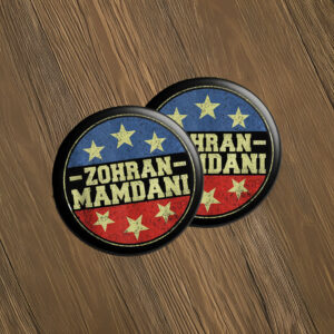 Vote Zohran NYC 2025 Election Badge-Zohran Mamdani Pin Button