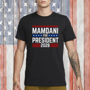 Vote Zohran, Progressive Democrats Tee, Mamdani for President 2028 T-Shirt