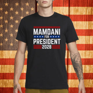 Vote Zohran, Progressive Democrats Tee, Mamdani for President 2028 T-Shirt