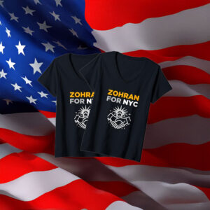 Womens Zohran For NYC Mayor V-Neck T-Shirt