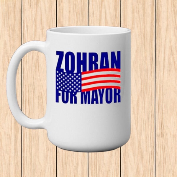 Zohran For Mayor NYC Mug - Patriotic Campaign Coffee Cup