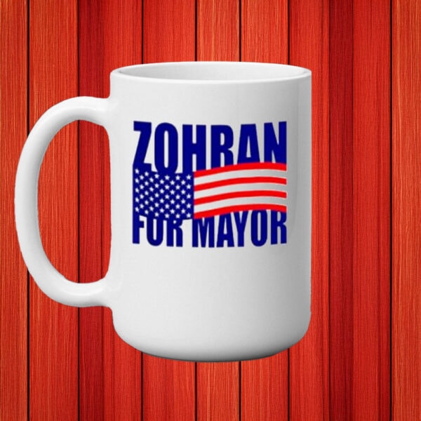 Zohran For Mayor NYC Mug - Patriotic Campaign Coffee Cup