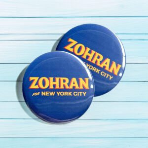 Zohran For New York City 2025 Button