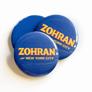 Zohran For New York City 2025 Button