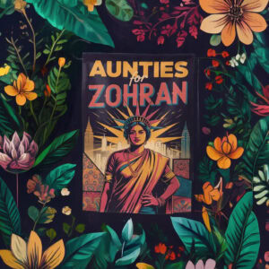 Zohran Mamdani 2025 Banner- Aunties for Zohran NYC Garden Flag