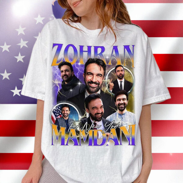 Zohran Mamdani 90s Bootleg Style T-Shirt