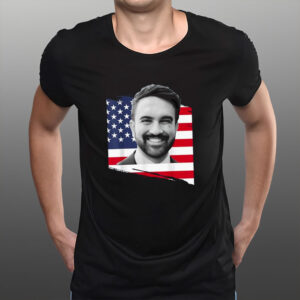 Zohran-Mamdani-American-Flag-Portrait-Campaign-Tee-USA