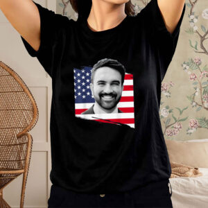 Zohran-Mamdani-American-Flag-Portrait-Campaign-Tees