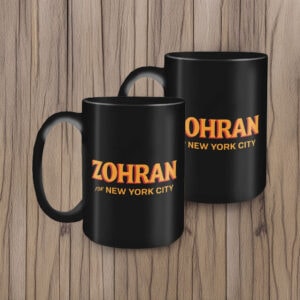 Zohran Mamdani Coffee Cup, Zohran for Mayor of New York Mug