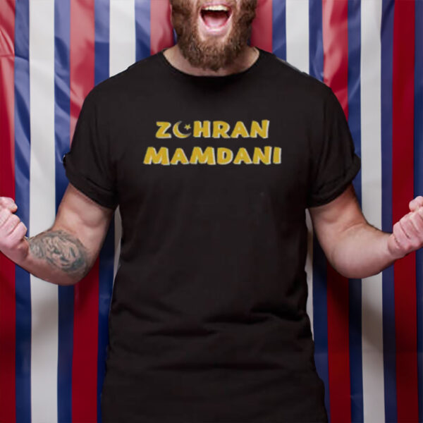 Zohran-Mamdani-Crescent-Moon-Gold-Text-Tee