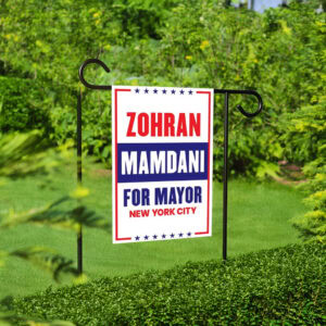 Zohran Mamdani For NYC Mayor Election 2025 Garden Flag