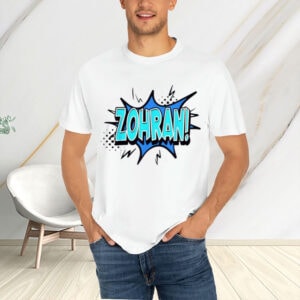 Zohran-Mamdani-For-NYC-Mayor-T-Shirt-–-Funny-Blue-Comic-Pop-Art-Tee-US