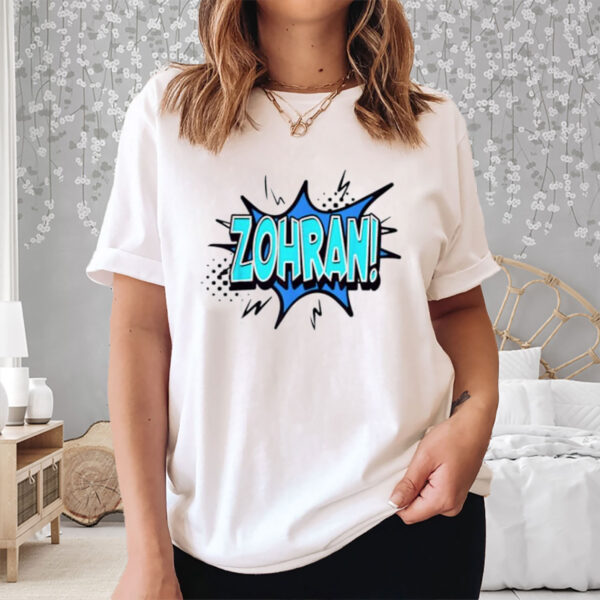 Zohran-Mamdani-For-NYC-Mayor-T-Shirt-–-Funny-Blue-Comic-Pop-Art-Tee-USA
