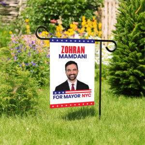 Zohran Mamdani For New York City Mayor Election 2025 Garden Flag