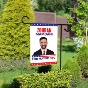 Zohran Mamdani For New York City Mayor Election 2025 Garden Flag