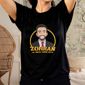 Zohran-Mamdani-for-New-York-City-Cartoon-Campaign-Tee-US