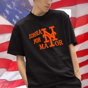 Zohran for Mayor New York Mets Logo T-Shirt