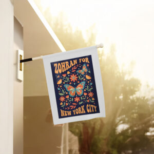 Zohran-for-NYC-Butterfly-Flag-–-Floral-Campaign-Banner-US