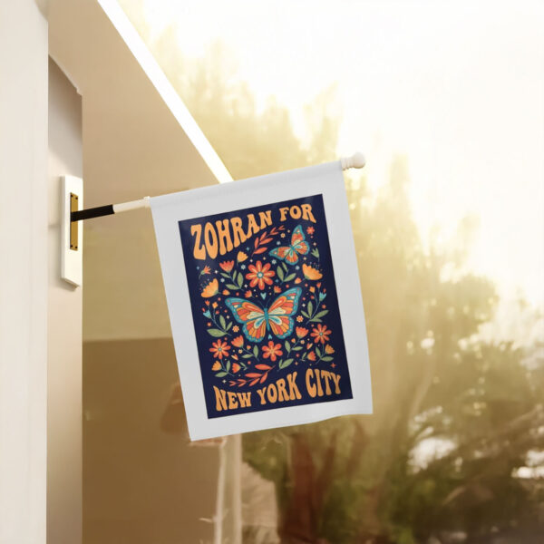 Zohran-for-NYC-Butterfly-Flag-–-Floral-Campaign-Banner-US