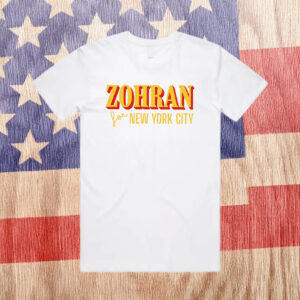 Zohran for New York City T-Shirt – Vote Zohran Mamdani, Progressive Mayor 2025 Shirt