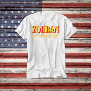 Zohran for New York City T-Shirt – Vote Zohran Mamdani, Progressive Mayor 2025 Shirt