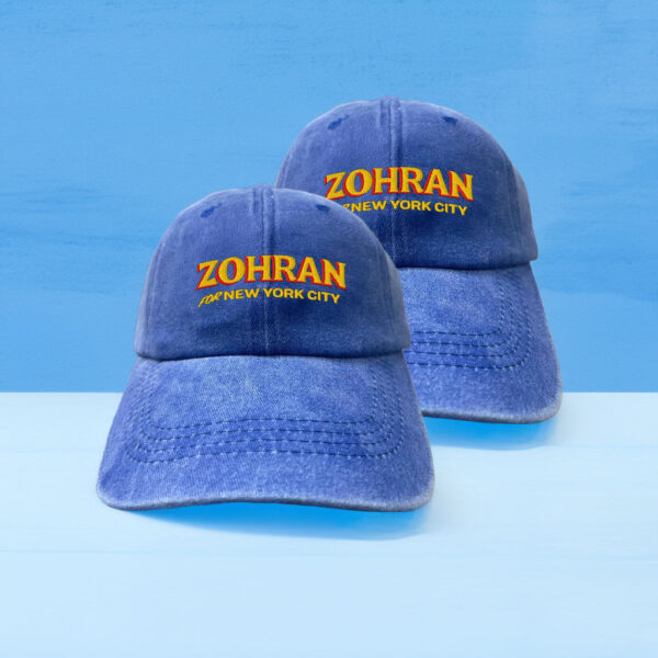 Embroidered Zohran For New York City Hat