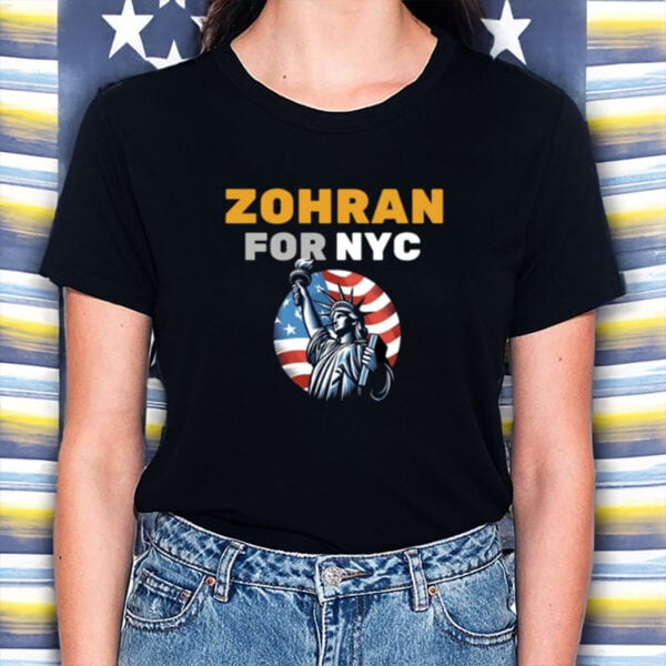 Zohran-for-NYC-Shirt-–-Liberty-&-Progress-Flag-Designs